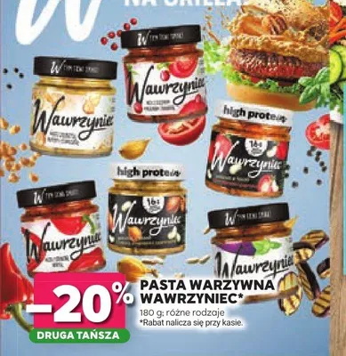 Pasta warzywna Wawrzyniec z grillowanym bakłażanem promocja w Stokrotka