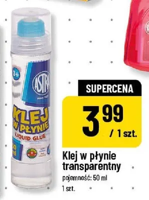 Klej w płynie transparentny Astra promocja w POLOmarket