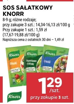 Sos sałatkowy promocja w Stokrotka