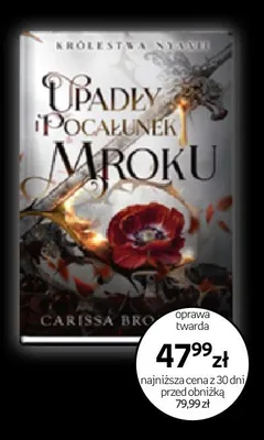 Książka Upadły pocałunek mroku oprawa twarda promocja w Empik
