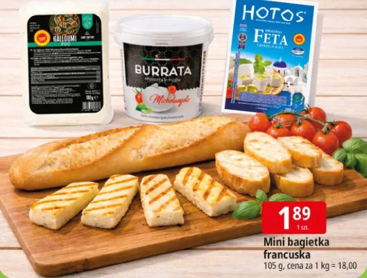 Pieczywo mini bagietka francuska promocja w Leclerc