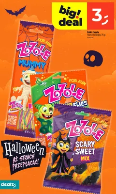 Żelki Zozole Scary Sweet Mix promocja w Dealz