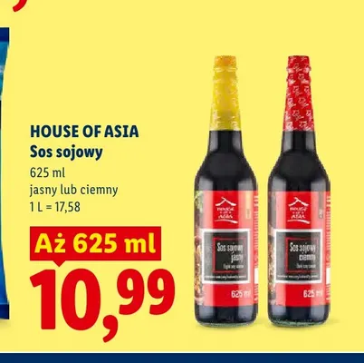 Sos sojowy jasny House of Asia promocja w Lidl