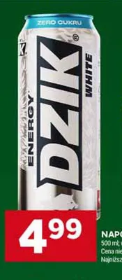 Napój energetyczny Dzik Energy White promocja w Stokrotka