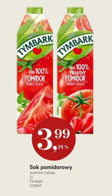Sok pomidorowy Tymbark promocja w Market Point