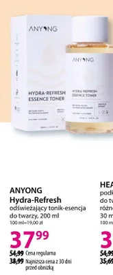 Hydra-Refresh odświeżający tonik-esencja do twarzy promocja w Hebe