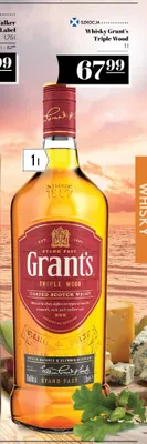 Whisky Grant's Triple Wood promocja w POLOmarket