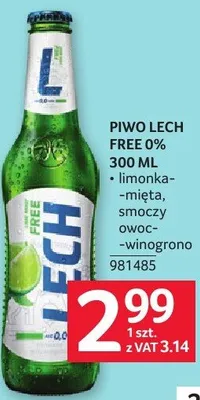 Piwo Lech Free 0% 300 ml promocja w Selgros