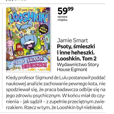 Komiks Psoty, śmieszki i inne heheszki. Looshkin. Tom 2 promocja w Empik