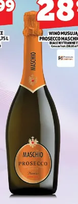 Wino musujące prosecco maschio białe wytrawne 11% promocja w TOPAZ