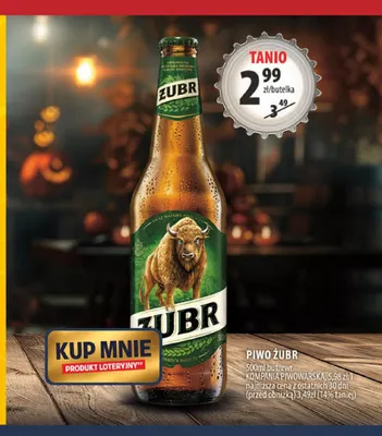 Piwo Żubr promocja w Arhelan