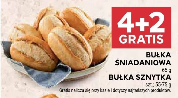 Bułka sznytka promocja w Stokrotka