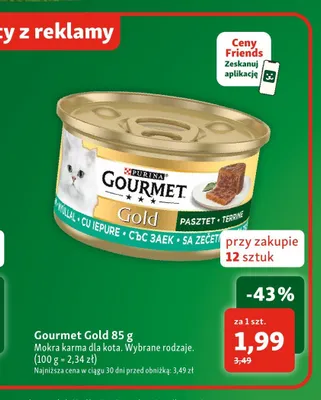 Mokra karma dla kota Gourmet Gold promocja w MAXI ZOO