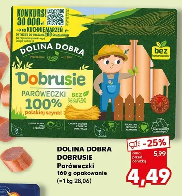 Paróweczki Dolina Dobra Dobrusie promocja w Kaufland