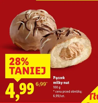 Pączek milky nut promocja w Lidl