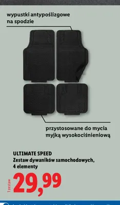 Zestaw dywaników samochodowych ULTIMATE SPEED promocja w Lidl