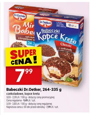 Babeczki czekoladowe Dr.Oetker promocja w Twój Market
