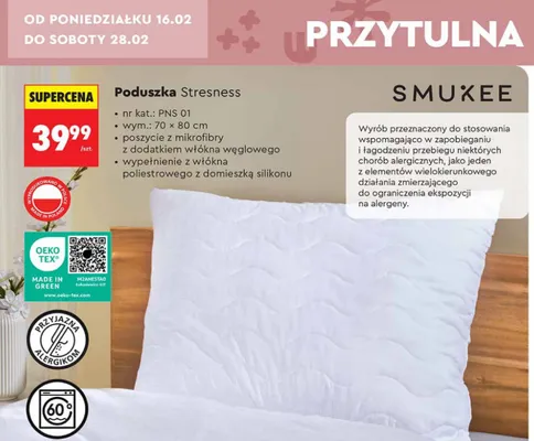Poduszka Stresness promocja w Biedronka