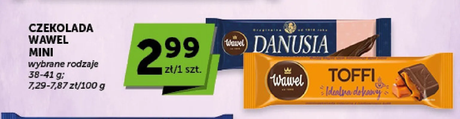 Czekolada Wawel Mini Toffi promocja w Groszek