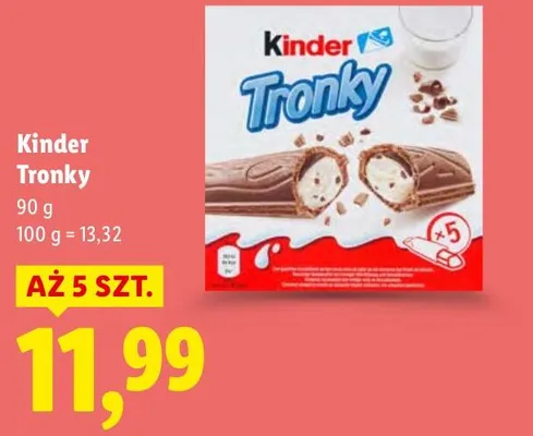 Kinder Tronky promocja w Lidl