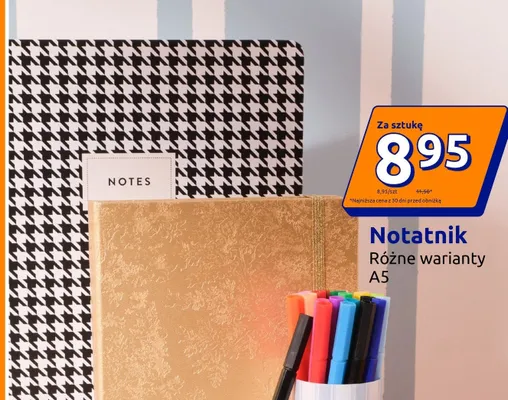 Notatnik A5 promocja w Action