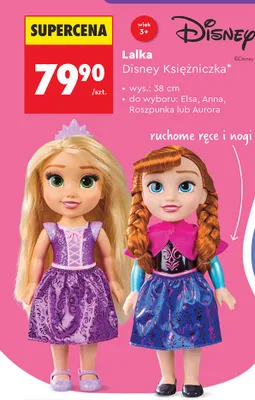 Lalka Disney Księżniczka Anna 38cm promocja w Biedronka