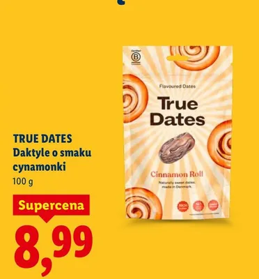 Daktyle o smaku cynamonki promocja w Lidl