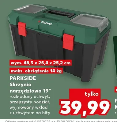 Skrzynia narzędziowa 19" PARKSIDE promocja w Kaufland