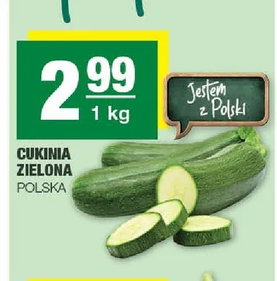 Cukinia zielona promocja w SPAR
