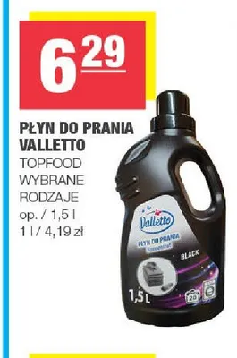 Płyn do prania Valletto promocja w SPAR