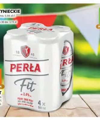 Piwo Perła Fit promocja w Stokrotka