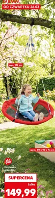 Huśtawka gniazdo promocja w Kaufland