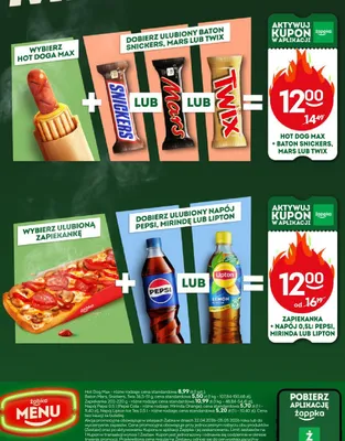 Zapiekanka + napój 0,5l lipton promocja w Żabka