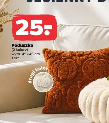 Poduszka 45x45 cm promocja w Netto
