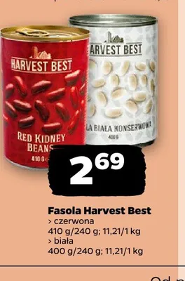 Fasola biała Harvest Best promocja w Netto