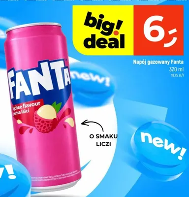 Napój gazowany Fanta o smaku liczi promocja w Dealz