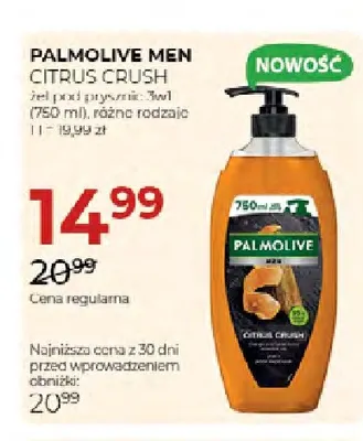 Żel pod prysznic 3w1 Palmolive Men Citrus Crush promocja w Drogerie Jawa