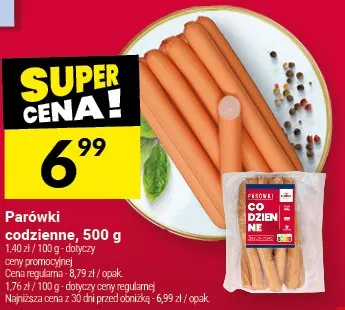 Parówki codzienne Białecki Kuchnia promocja w Twój Market
