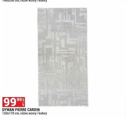 Dywan Pierre Cardin promocja w Merkury Market