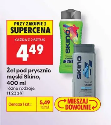 Żel pod prysznic męski Skino promocja w Biedronka