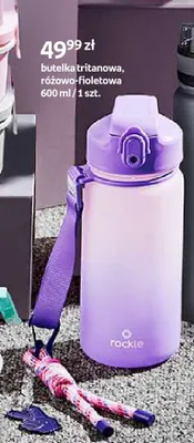 Butelka tritanowa różowo-fioletowa 600 ml Rockle promocja w Empik
