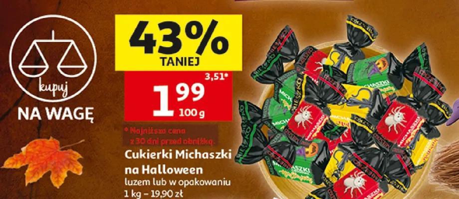 Cukierki Michaszki na Halloween promocja w Auchan