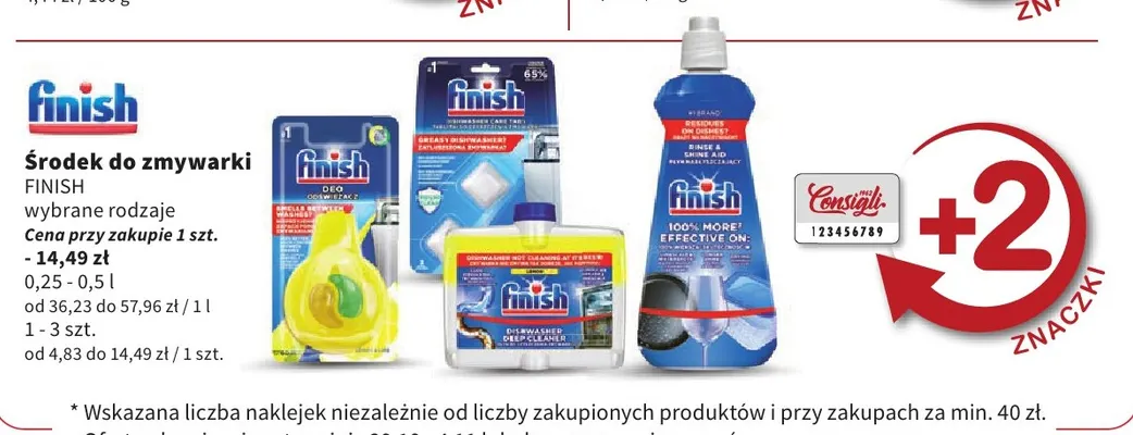 Środek do zmywarki Finish promocja w Intermarche