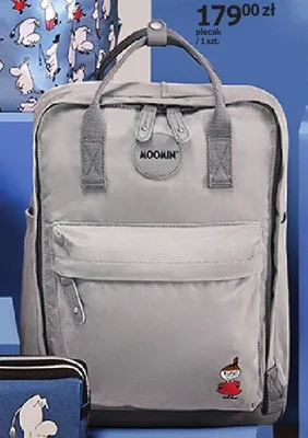 Plecak szkolny Moomin szary promocja w Empik