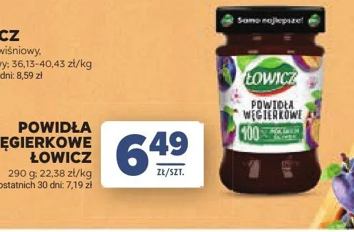 Powidła węgierkowe Łowicz promocja w Stokrotka