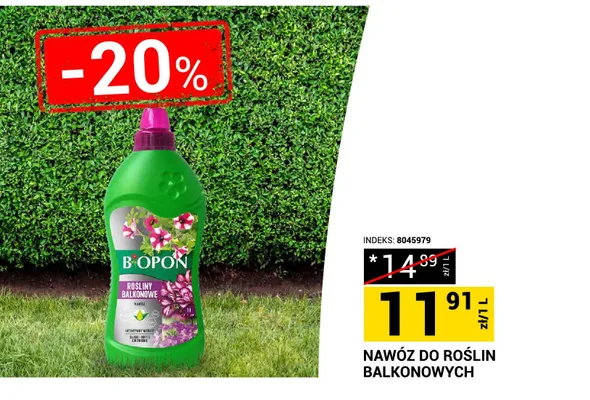 Nawóz do roślin balkonowych promocja w Merkury Market