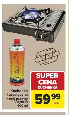 Kuchenka turystyczna promocja w Carrefour