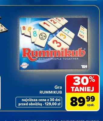 Gra Rummikub promocja w Carrefour