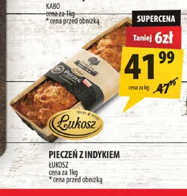 Pieczeń z indykiem Łukosz promocja w Arhelan