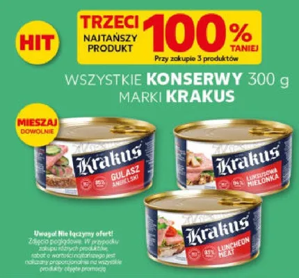 Konserwy różne rodzaje promocja w Kaufland